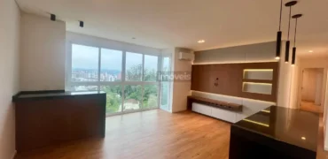 Apartamento semi-mobiliado no centro com 3 quartos