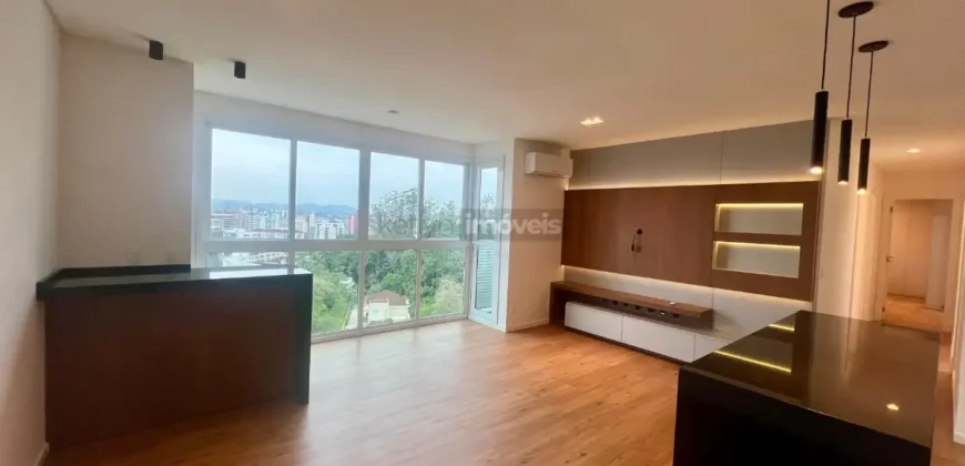 Apartamento semi-mobiliado no centro com 3 quartos